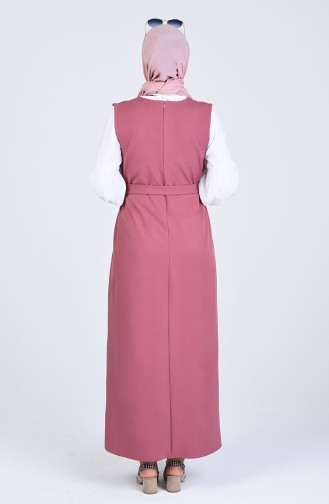 Dusty Rose Hijab Dress 5307-03