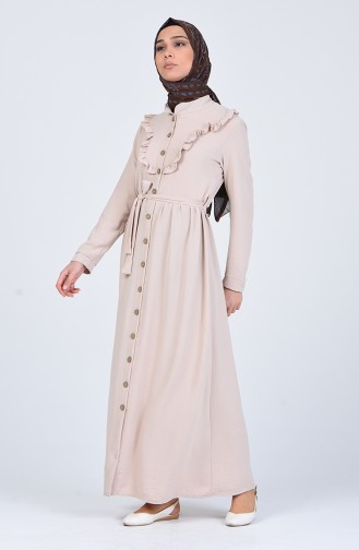 Robe Hijab Beige 8018-05