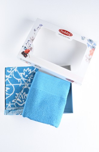 Serviette Turquoise 59-04