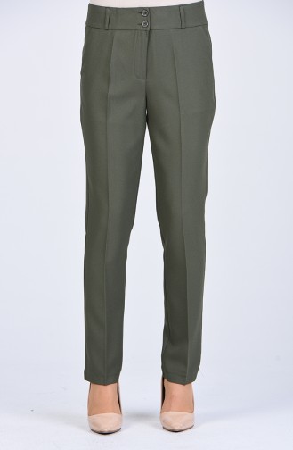 Classic Trousers with Pockets 0101-08 Khaki 0101-08
