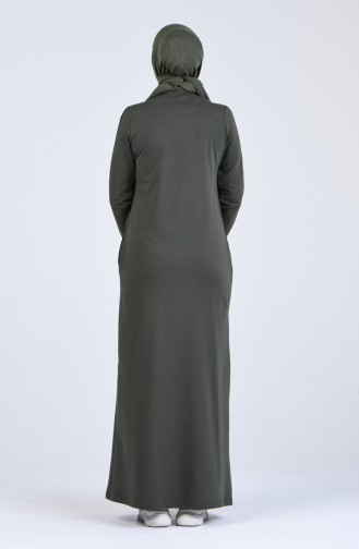 Khaki Abaya 9156-04