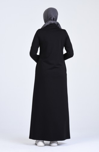 Black Abaya 9158-01