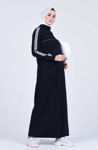 Abayas Bleu Marine 9158-02