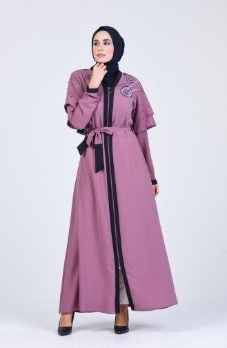 Beige-Rose Abayas 0401-03