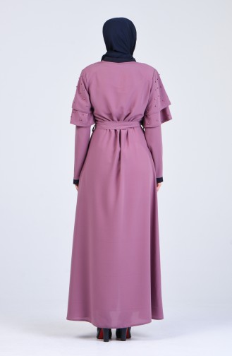 Dusty Rose Abaya 0401-03