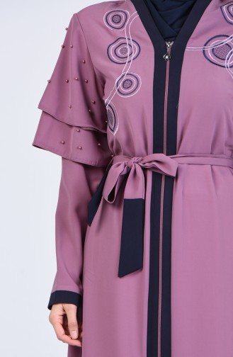 Dusty Rose Abaya 0401-03