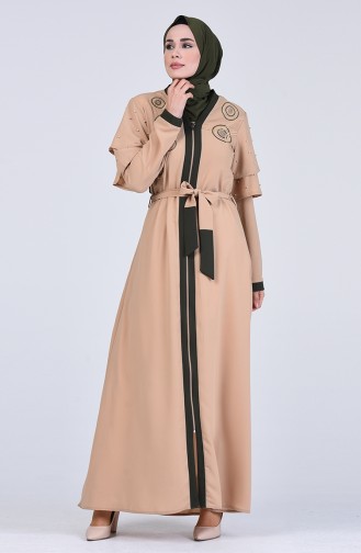 Abayas Beige Foncé 0401-04