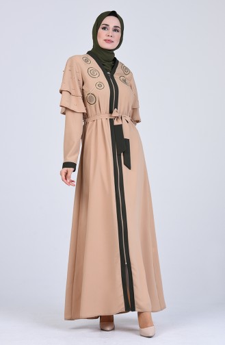 Abayas Beige Foncé 0401-04