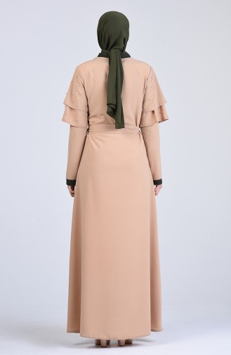 Abayas Beige Foncé 0401-04