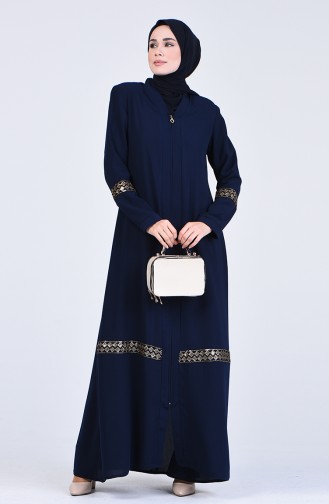 Abayas Bleu Marine 0411-03