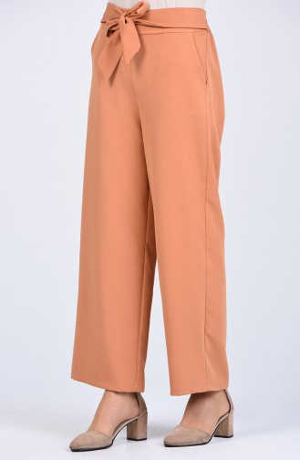 Belted wide-leg Trousers 1502-06 Tobacco 1502-06