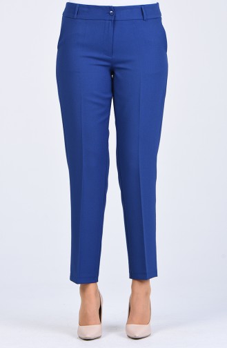 Classic Trousers with Pockets 0101-01 Saxe Blue 0101-01