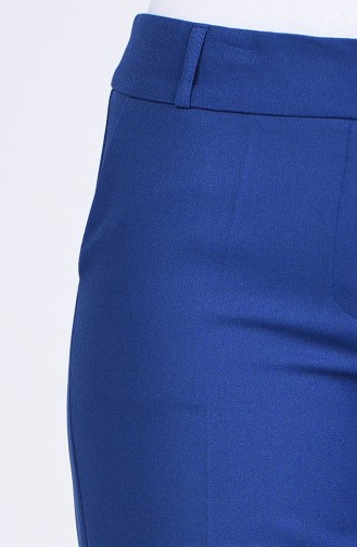 Classic Trousers with Pockets 0101-01 Saxe Blue 0101-01