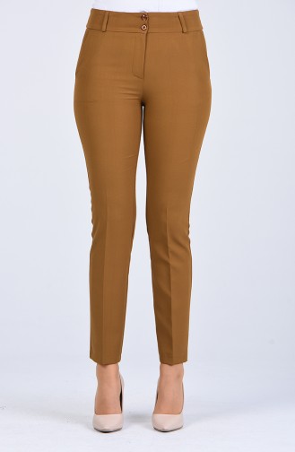 Classic Trousers with Pockets 0101-07 Tobacco 0101-07