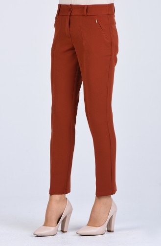 Classic Trousers with Pockets 0107-05 Dark Tile 0107-05