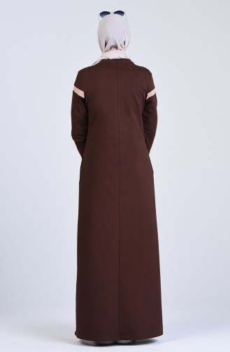 Brown İslamitische Jurk 9155-05