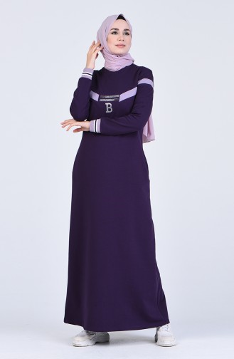 Robe Hijab Pourpre 9155-06