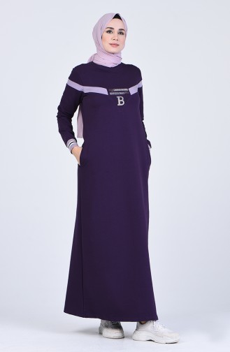 Robe Hijab Pourpre 9155-06