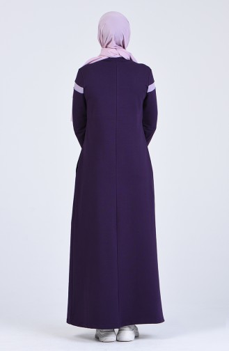 Purple İslamitische Jurk 9155-06