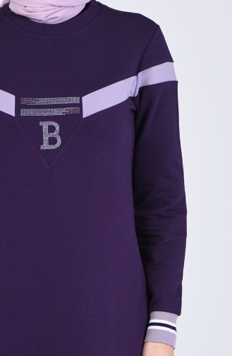 Purple İslamitische Jurk 9155-06