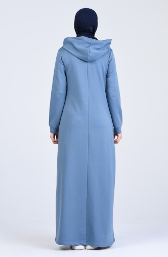 Blue Hijab Dress 9186-05