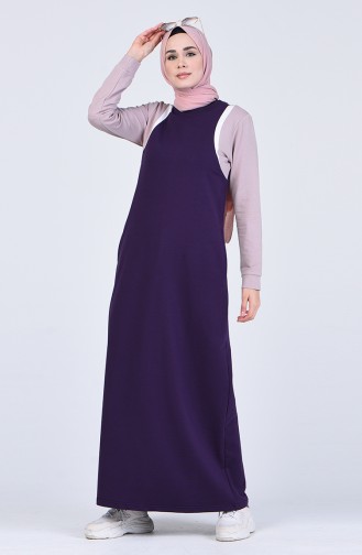 Robe Hijab Pourpre 9196-04