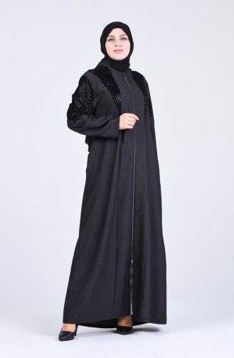 Black Abaya 8003-02