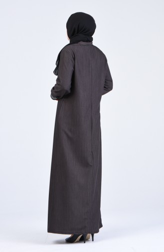 Brown Abaya 8024-02