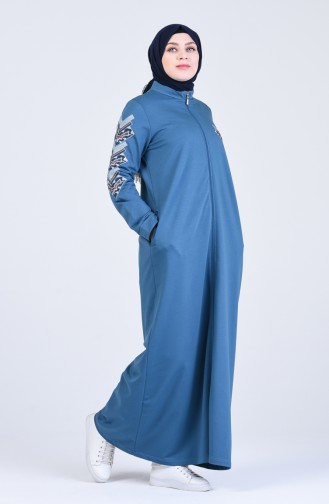 Petroleum Abayas 10031-04