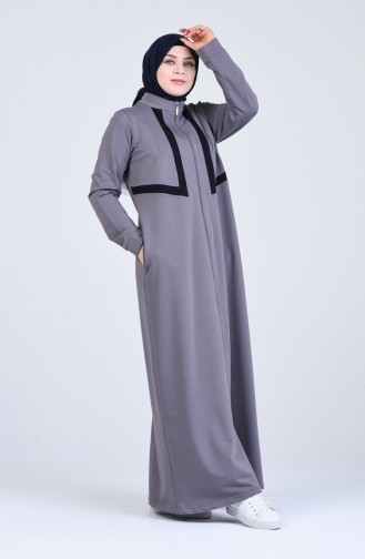 Light Black Abaya 10035-06