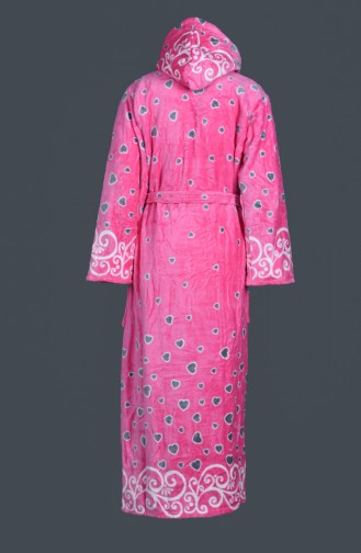 Ensemble de Serviette et Peignoir Rose 2028-01
