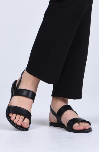Black Summer Sandals 0005-01