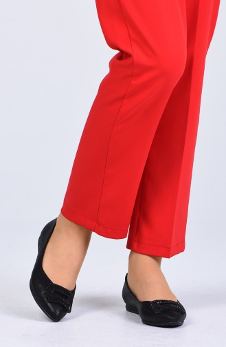 Black Women`s Flats 0220-01