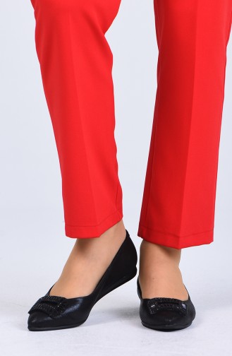 Ballerine Pour Femme Noir 0220-01
