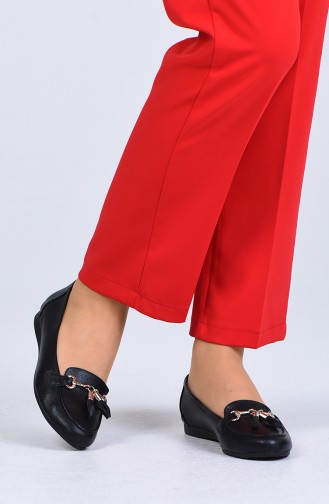 Ballerine Pour Femme Noir 9322-05