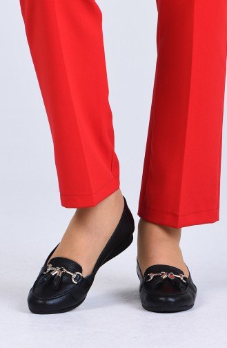 Ballerine Pour Femme Noir 9322-05