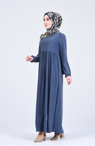 Anthrazit Hijab Kleider 1934-09