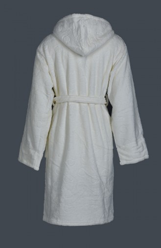 Ecru Towel and Bathrobe Set 4018-01