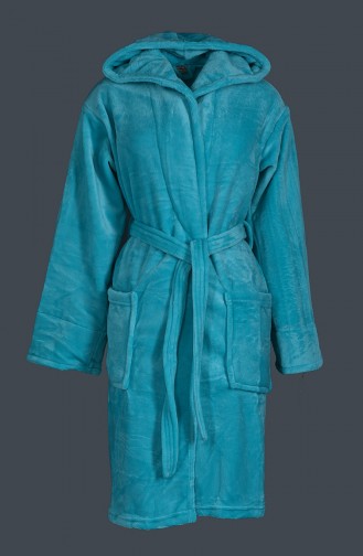 Turquoise Towel and Bathrobe Set 4009-01