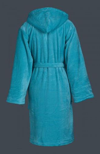 Turquoise Towel and Bathrobe Set 4009-01