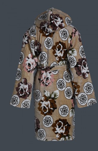 Ensemble de Serviette et Peignoir Café au lait 4019-01
