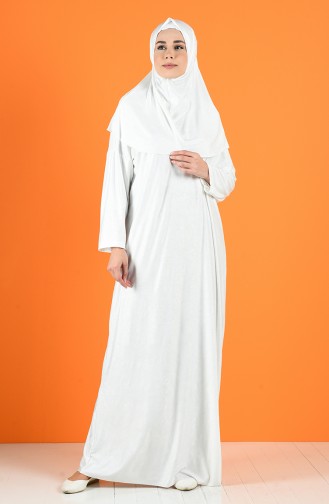 Robe de Prière Blanc 1119-01