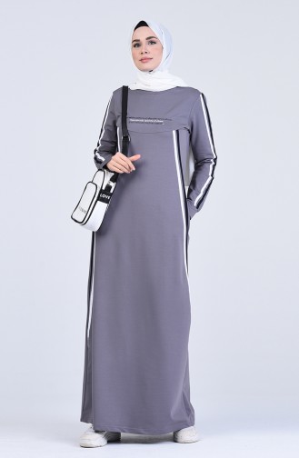 Robe Hijab Fumé 9161-04