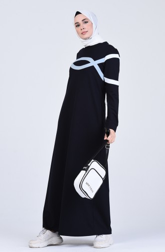 Robe Hijab Bleu Marine 9189-02