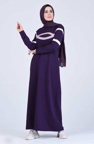 Robe Hijab Pourpre 9189-03