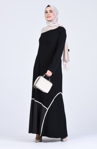 Robe Hijab Noir 3174-01