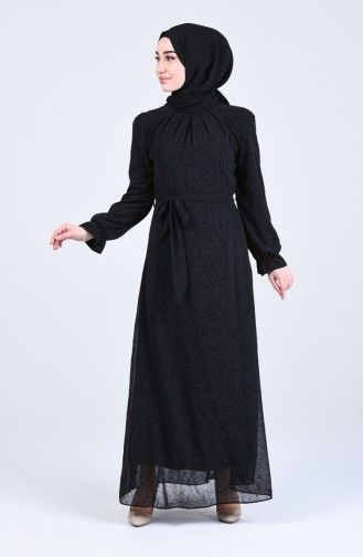 Robe Hijab Noir 60145-01