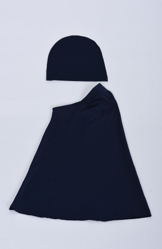 Navy Blue Modest Swimwear 20124-01