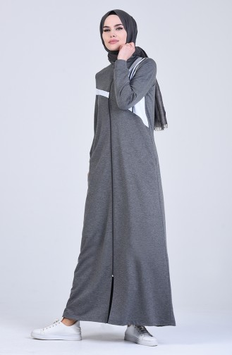 Anthracite Abaya 9142-03