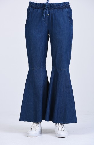 Pantalon Bleu Marine 8074-01